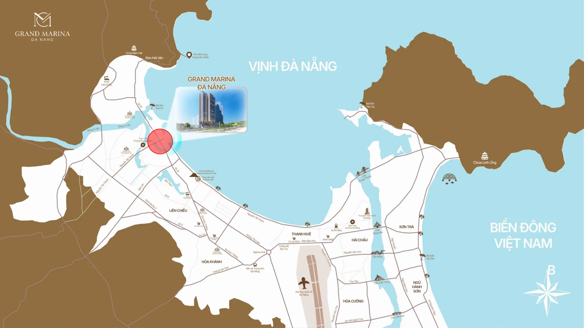 Vị trí Grand Marina Đà Nẵng